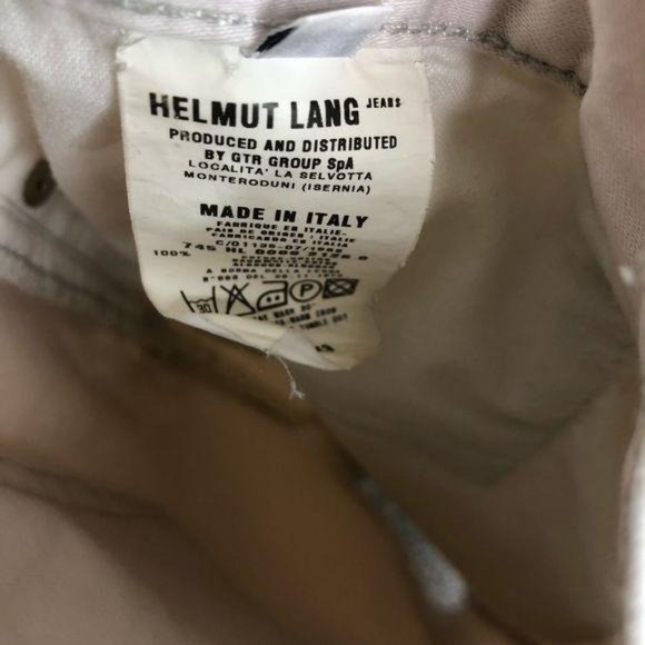 Helmut Lang Masc LoDrainpipe Button Fly Jeans Whit - Picture 13 of 14